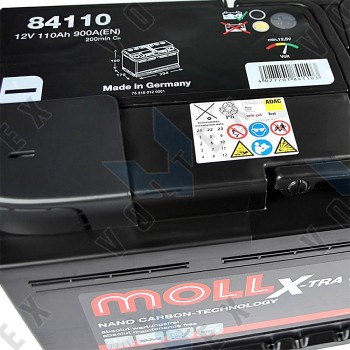 Аккумулятор Moll X-Tra Charge 110Ah R+ 900A
